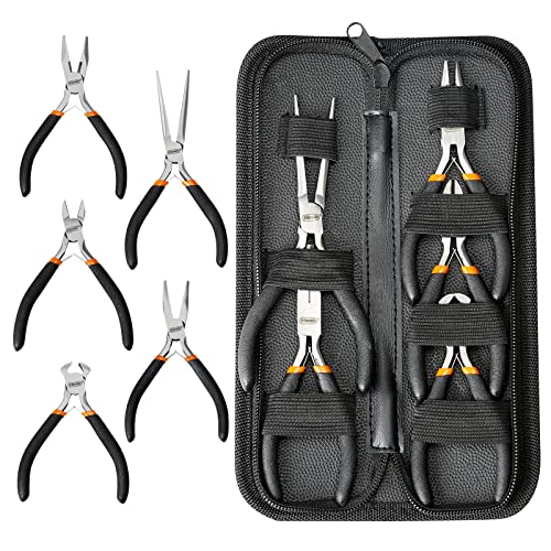 5 Pieces Mini Pliers (5 Count)