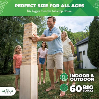 Games® Giant Tower Game with 3