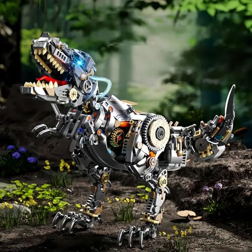 Mechanical Tyrannosaurus Rex Building Set with Light