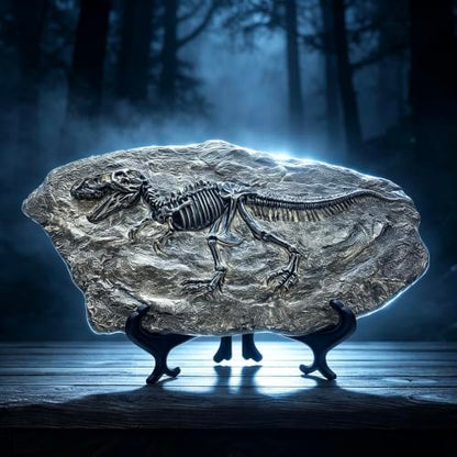 Resin Tyrannosaurus Rex Dinosaur Fossil Statue Model Simulated Skeleton Home Office Display Decorative Craft Box Decoration