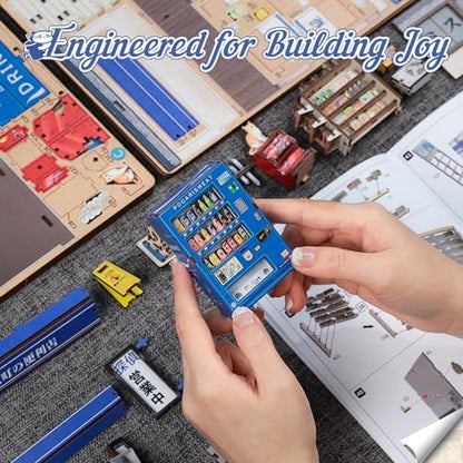 Book Nook Kit DIY Miniature House Japanese Convenience Store
