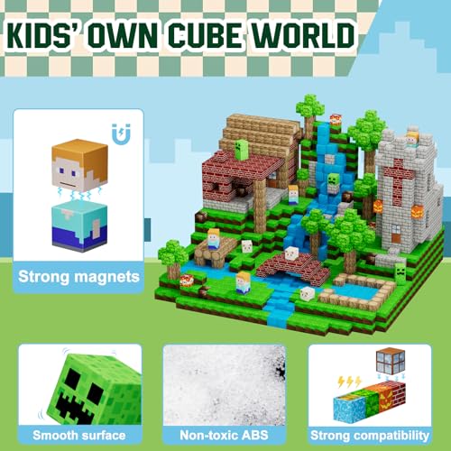 100 PCS Magnetic Blocks (100 Count)