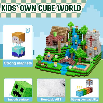 100 PCS Magnetic Blocks (100 Count)
