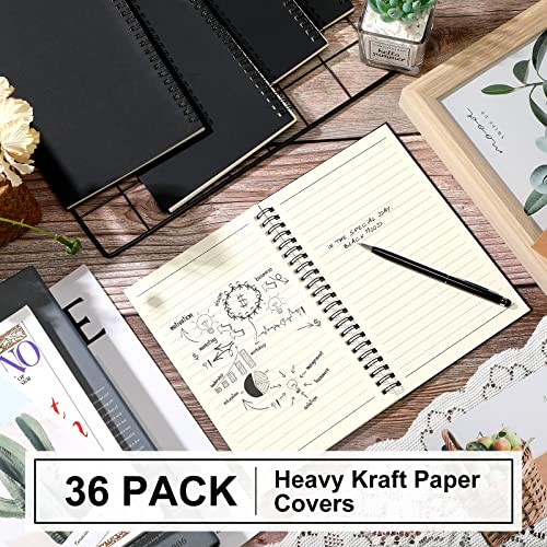 36 Pcs Spiral Notebooks