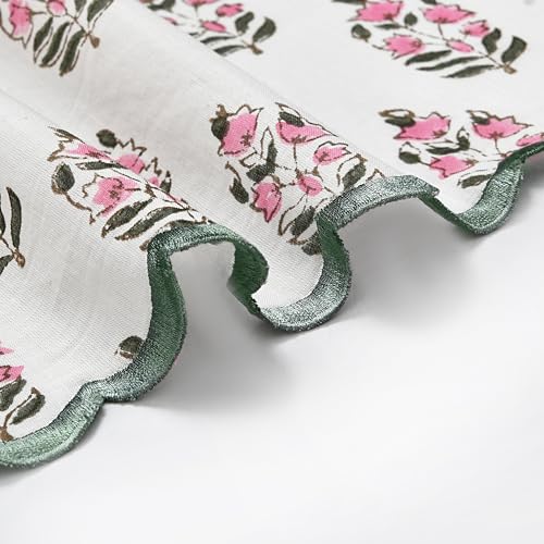 Embroidery Napkins Kitchen Towels Table Decor Table Linen Cotton Napkins Cloth Napkins Set of 4 (4.2329 Ounce)