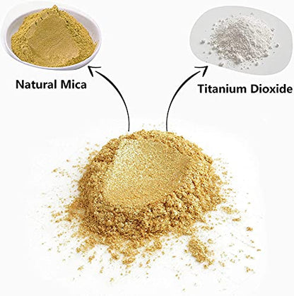 Mica Powder 30 Color Resin Pigment (4.23288 Ounce)