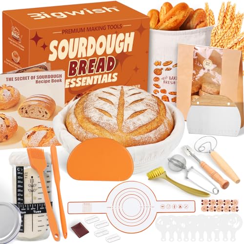 Sourdough Starter Kit with Banneton Proofing Basket