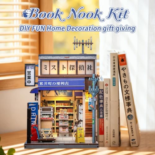Book Nook Kit DIY Miniature House Japanese Convenience Store