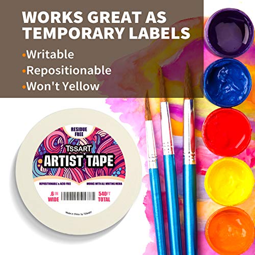 3 Pack White Artist Tape (3 Count)