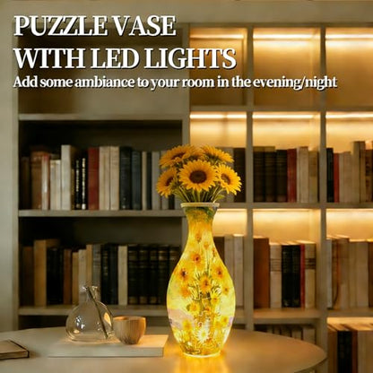 3D Puzzles Vase for Adults