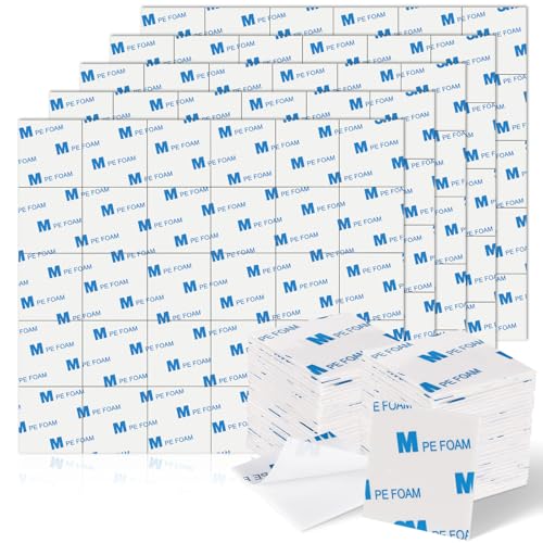 150Pcs Double Sided Foam Tape Sticky Mounting Pads for Wall Crafts (150 Count)