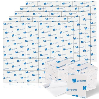 150Pcs Double Sided Foam Tape Sticky Mounting Pads for Wall Crafts (150 Count)