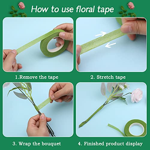 6 Rolls Floral Tape (540 Foot)