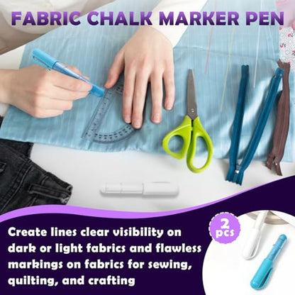 2PCS Sewing Chalk for Fabric (2 Count)