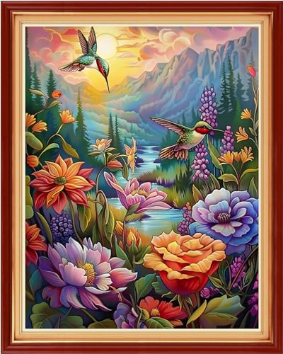 Stamped Cross Stitch Kits Full Range of Embroidery Patterns Starter Kits for Beginners Adult DIY Cross Stitches Needlepoint Kits 11CT