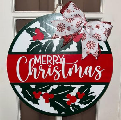 Christmas Stencils for Crafts Reusable 12" Christmas Stencils for Door Mats (14 Count)