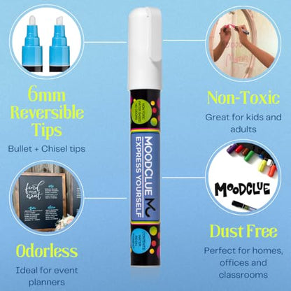Liquid chalk markers 12 neon erasable Whiteboards (12 Count)