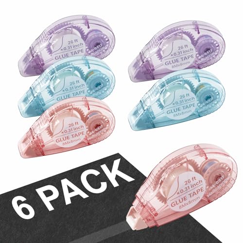 Double Sided Tape Roller (6 Count)