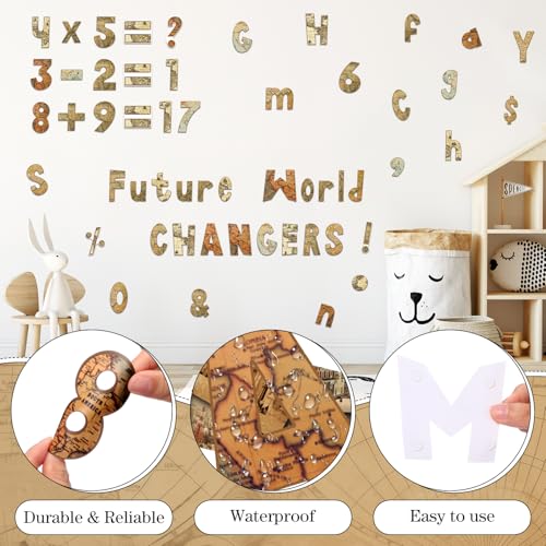 221 Pcs Travel Around The World Bulletin Board Letters (221 Count)