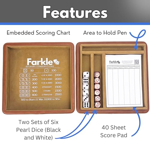 Farkle Dice Tray and Storage Case