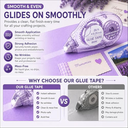 Glue Tape for Scrapbooking (4 Count)