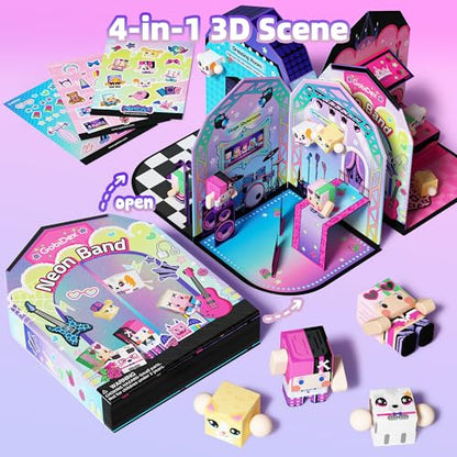 Magnetic Doll House Playset for Girls Ages 3+