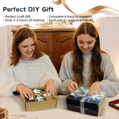 Crafts For Adults Women Teen Girls Ocean Beach UV Resin Kit for beginners Arts and Crafts for adults Resin Art Project DIY Sea Crafting Making Set Unique Artist Woman Gifts on Christmas Romantic
