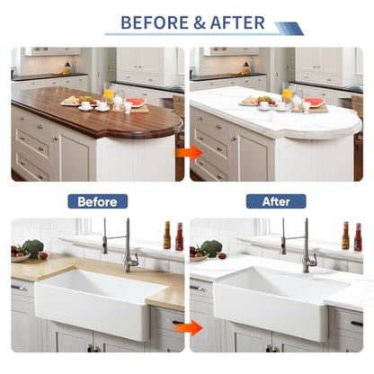 White Epoxy Marble Countertop Paint Kit (82 Fl Oz)