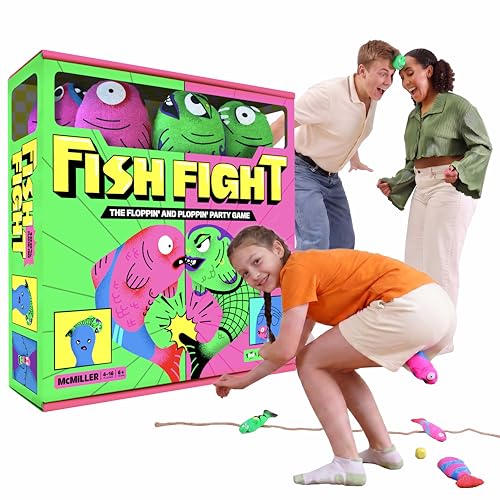 Fish Fight Funny Flopping Fish Game for Kids & Adults