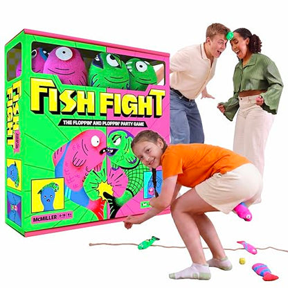 Fish Fight Funny Flopping Fish Game for Kids & Adults