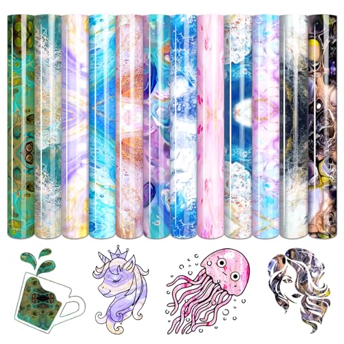 Watercolor Marble Heat Transfer Vinyl
