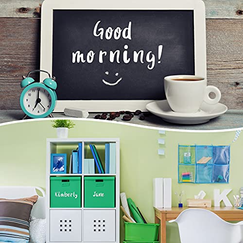 576 Pcs 8 Sheets Letters Stickers Vinyl Alphabet Number Decals Back to School Supplies for Water Bottles Cups Mailbox Scrapbooking Bulletin Board Classroom Decor (8 Count)