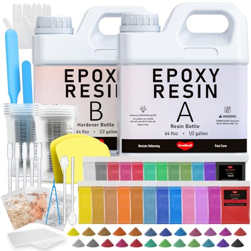 1 Gallon Crystal Clear Epoxy Resin (128 Fl Oz)
