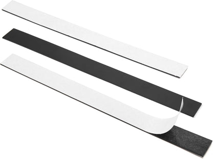 Rammos Magnetic Strips with Adhesive Backing 3 Pack(Each 12 inches x 1 inch) Extra Strong and Heavy Duty Adhesive Magnetic Strips for Tools, Knifes, and Crafts