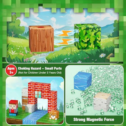 200PCS Magnetic Blocks (200 Count)