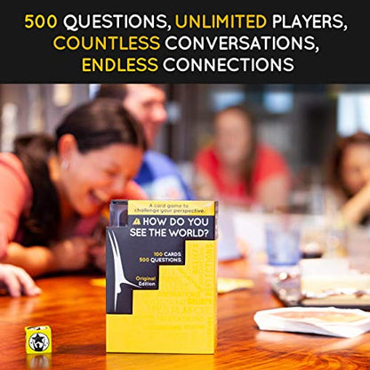 How Do You See The World? Conversation Card Game 500 Questions (100 count)