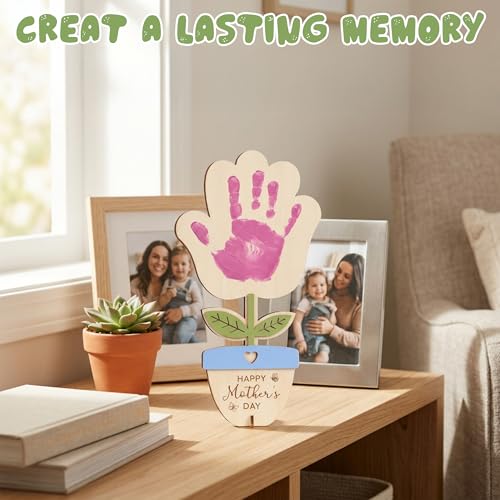 DIY Mothers Day Crafts for Kids Handprint Art