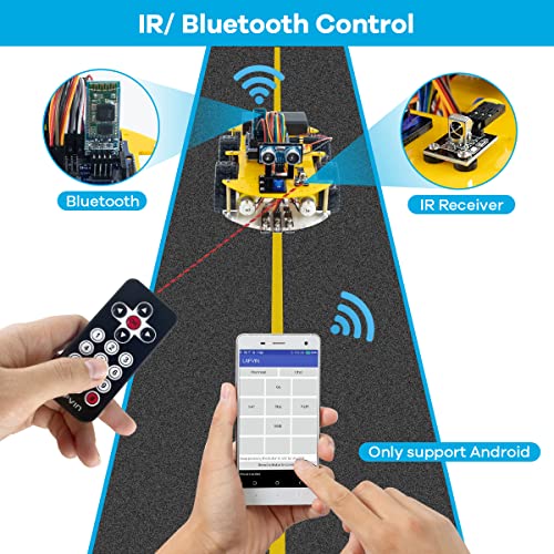 Smart Robot Car Kit Include Ultrasonic Sensor