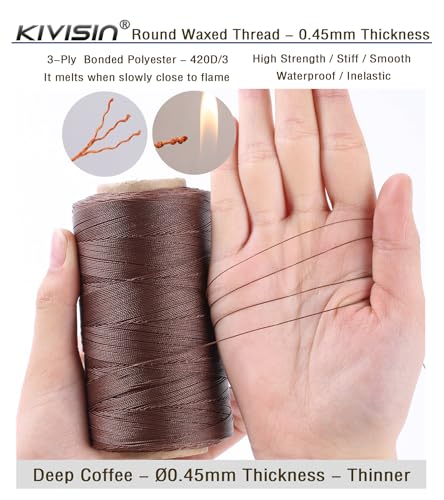 Thin Wax Polyester Thread (1638 Foot)