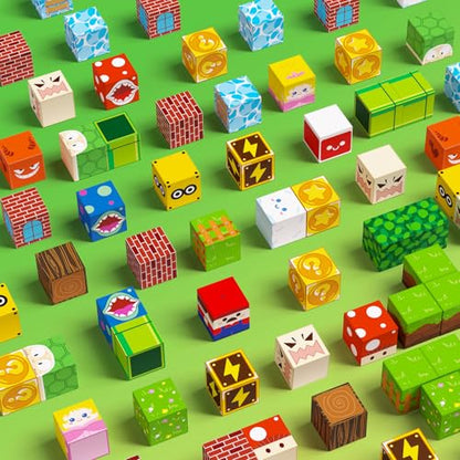 100PCS Magnetic Blocks (100 Count)