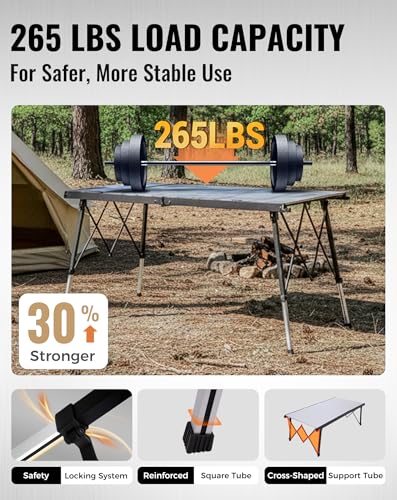 Large 55.1" Folding Camping Table