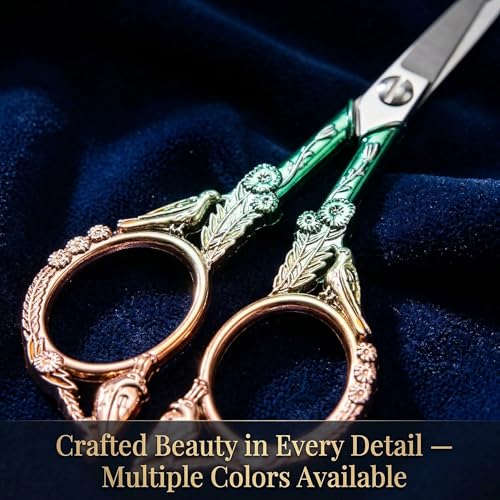 Small Embroidery Scissors with Cover