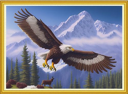 Stamped Cross Stitch Kits Full Range of Embroidery Patterns Starter Kits for Beginners Adult DIY Cross Stitches Needlepoint Kits 11CT