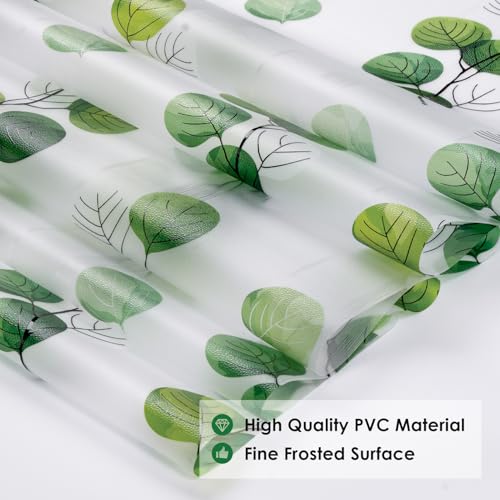 Eucalyptus Leaves Stained Glass Window Film 17.7'' x 78.7''