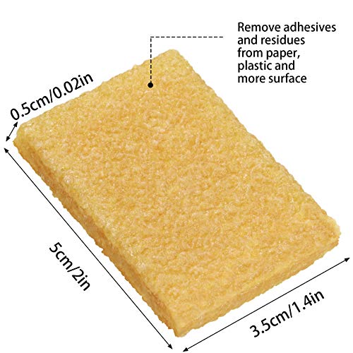 6 Pieces Art Ruling Pen 3 Sizes Masking Fluid Pen and 50 x 35 x 5 mm Glue Residue Eraser (6 Count)