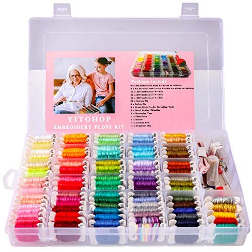 200pcs+ Embroidery Floss kit (200 Count)