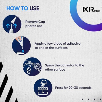 CA Glue with Activator Kit