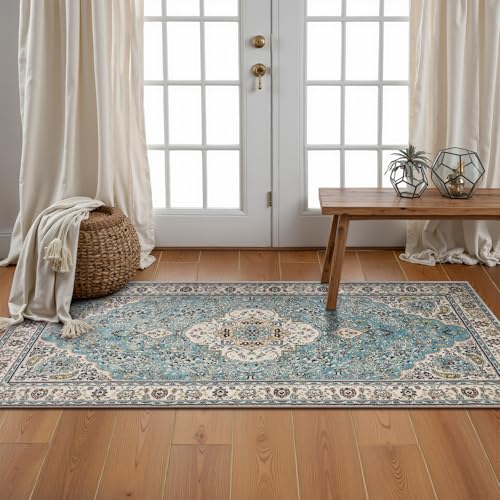 Felice Floral Medallion Area Rug