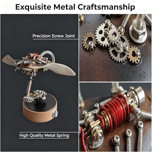 3D Metal Puzzles Model Kits for Adults Steampunk Mechanical Manta Ray 160+ Parts 2