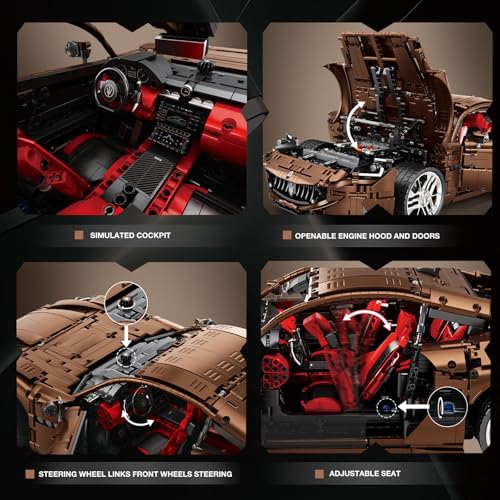 Sports Car Building Blocks Set Remote Control 1